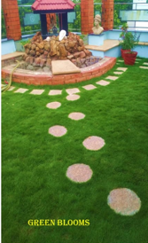 Elegant Grass Lawn Setup